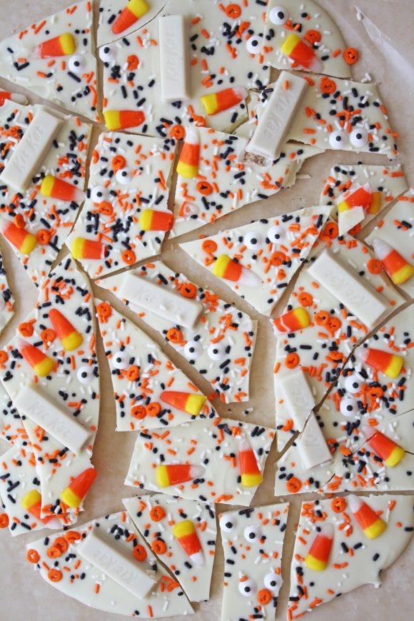 Chilled and Broken into pieces Candy Bark | CatchMyParty.com