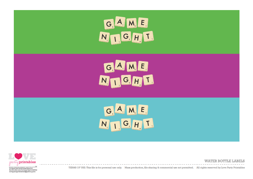 Download These Free Game Night Party Printables To Shelter In Place