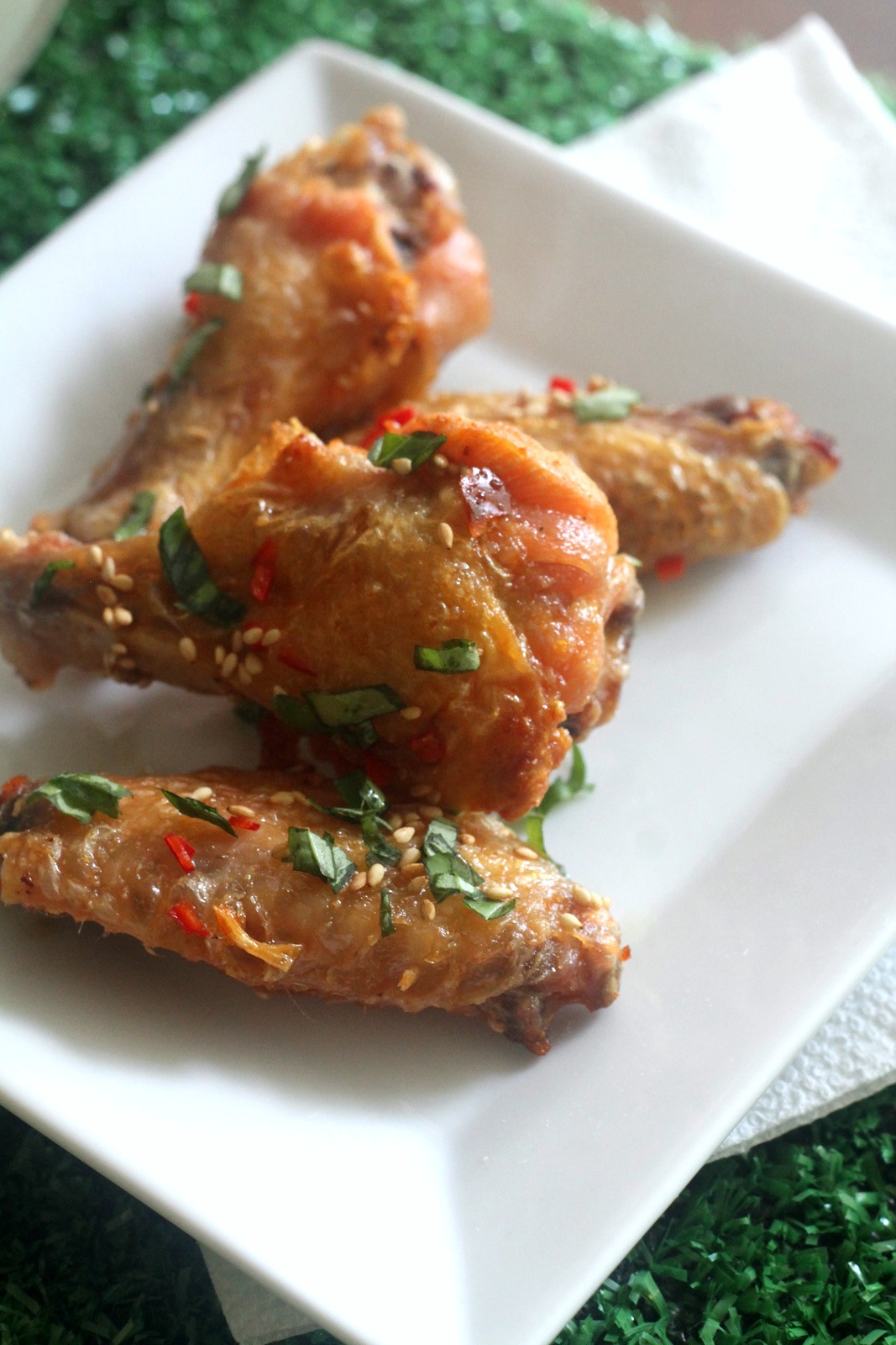 Crispy Spicy Baked Chicken Wings | Catch My Party