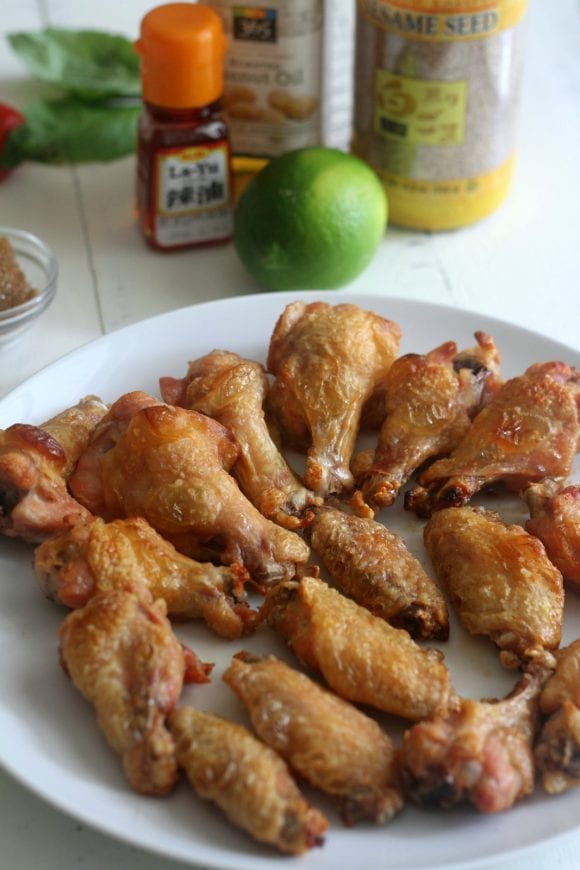 Crispy Spicy Baked Chicken Wing Ingredients | CatchMyParty.com