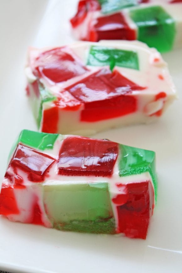 Delicious Christmas Jello | CatchMyParty.com