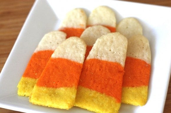 Candy Corn Cookies | CatchMyParty.com