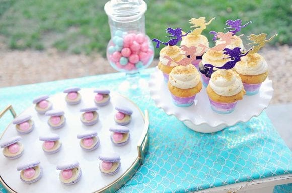 Water Color Mermaid Party | CatchMyParty.com