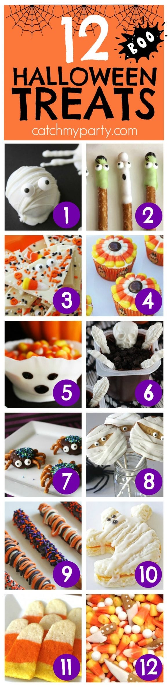 12 Easy Halloween Treats | CatchMyParty.com