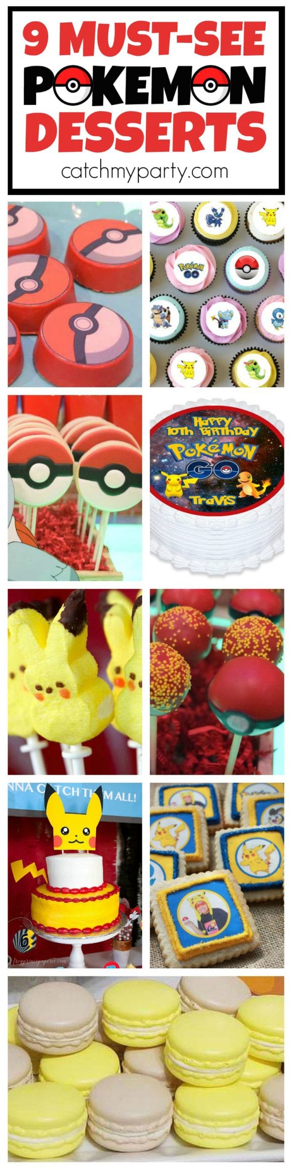 9 Must-See Pokemon Desserts | CatchMyParty.com