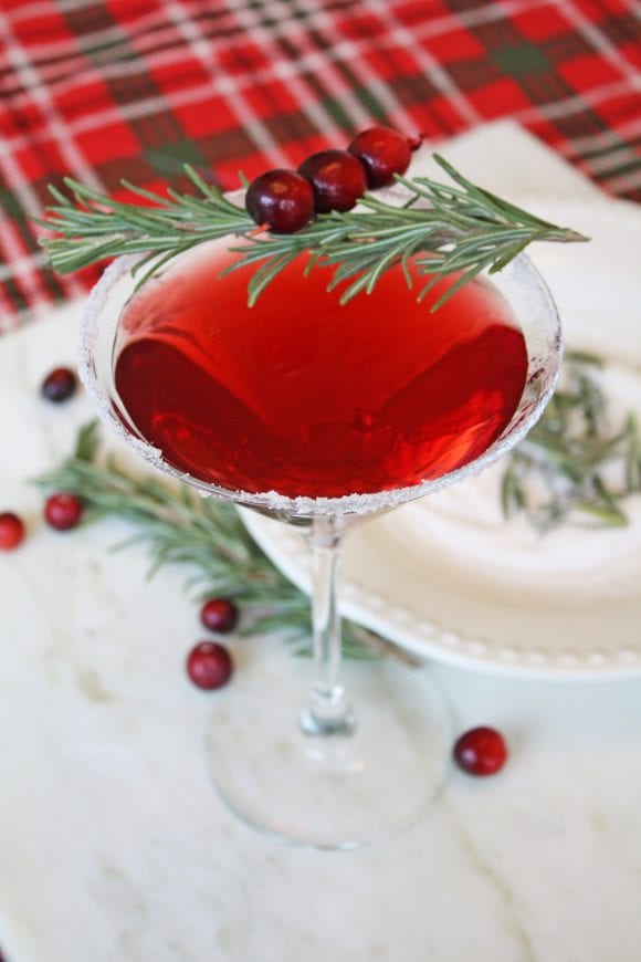 Yummy Cranberry Martini | CatchMyParty.com