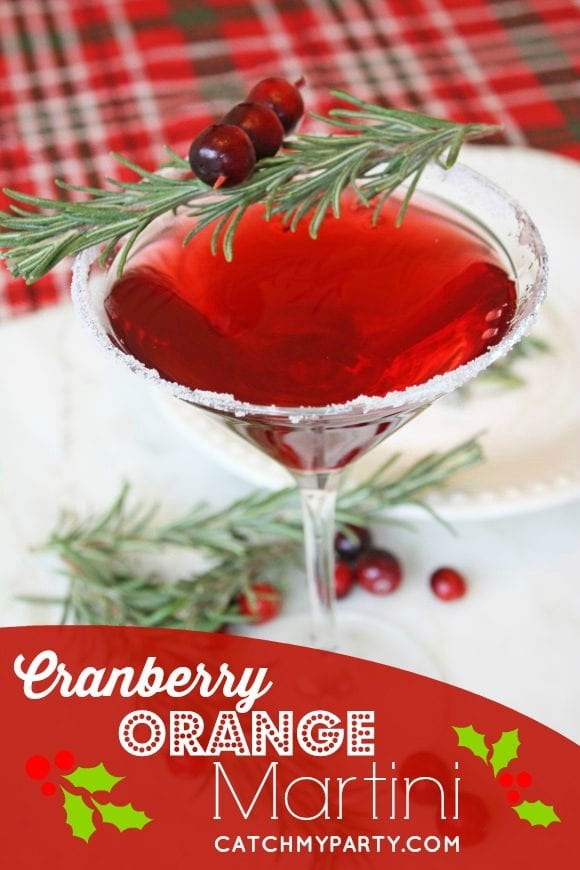 Cranberry Orange Martini | CatchMyParty.com