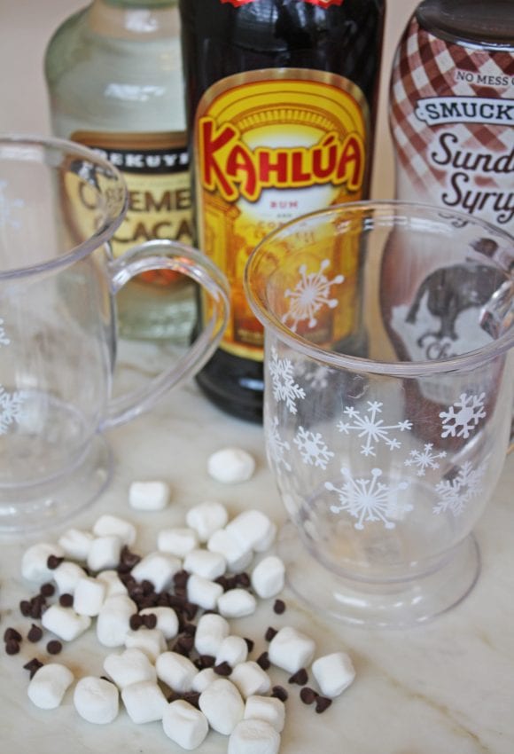 Kahlua Hot Cocoa Ingredients | CatchMyParty.com