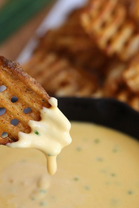 Mustard Nacho Cheese Dip | CatchMyParty.com