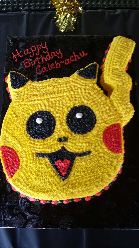 Pikachu birthday cake