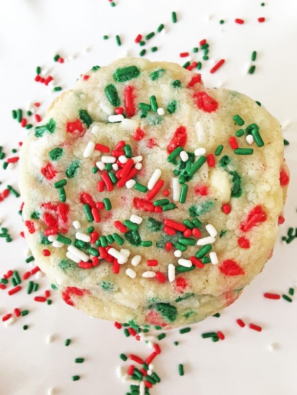 Christmas Confetti Cookies | CatchMyParty.com