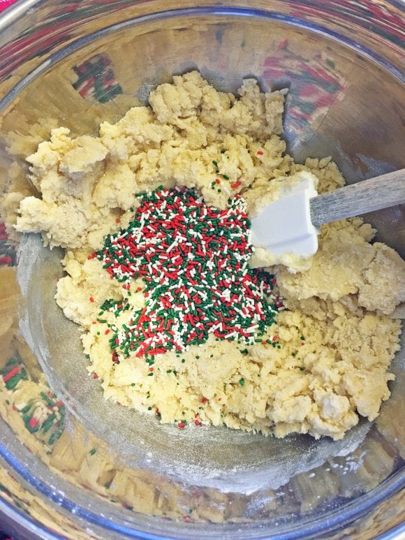 Sprinkles added to Cookie Dough | CatchMyParty.com
