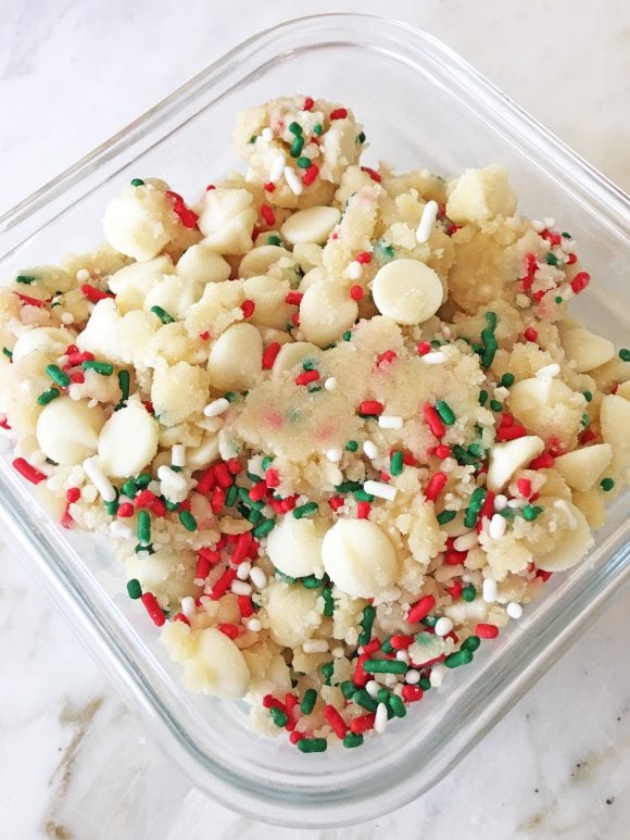 Sprinkles added to Cookie Dough | CatchMyParty.com