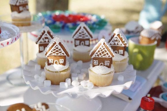 Gingerbread House Decorating Party | CatchMyParty.com