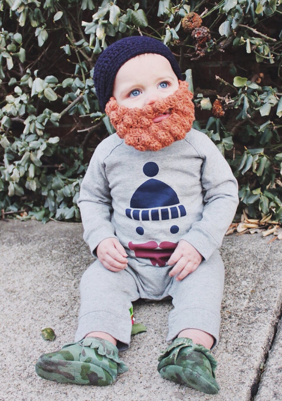 Crocheted Lumberjack Beard | CatchMyParty.com