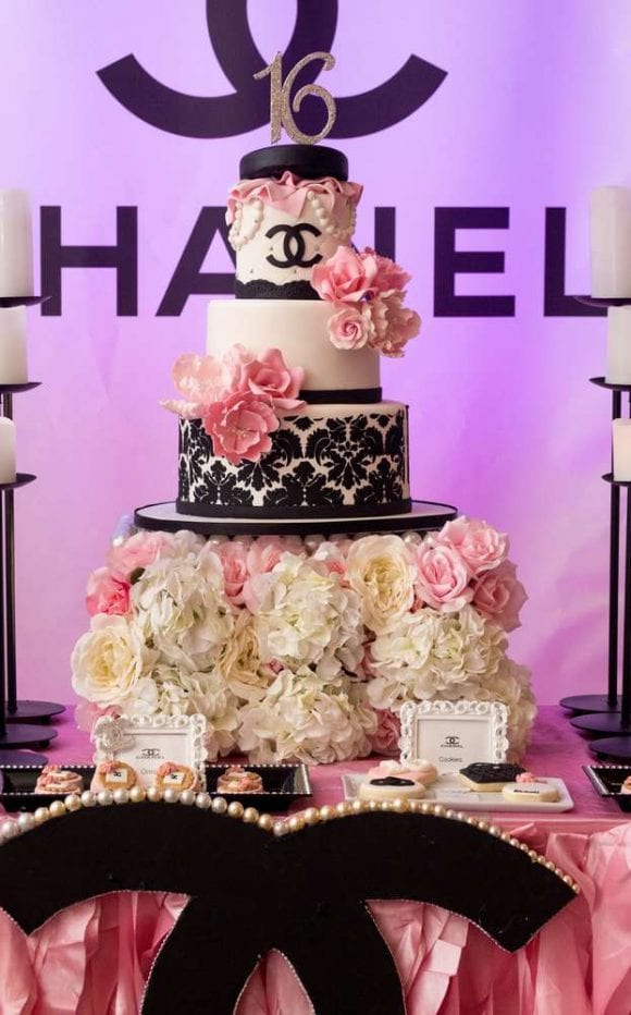 Chanel themed Quinceanera 