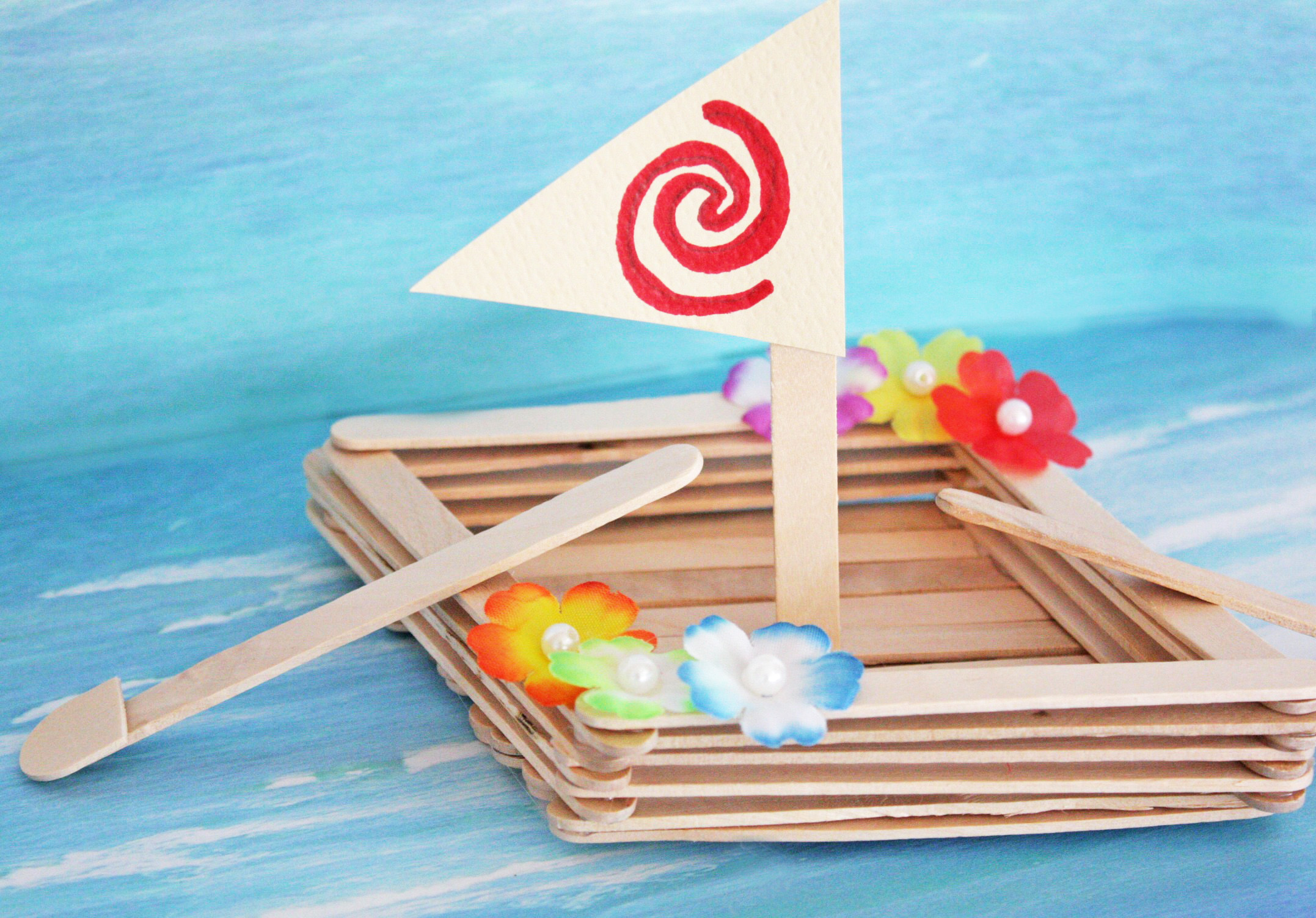 Learn How To Make A Wonderful Moana Canoe Craft Catch My Party