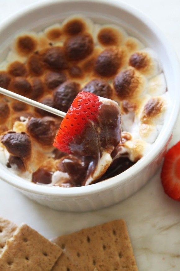 S'mores Fondue | CatchMyParty.com