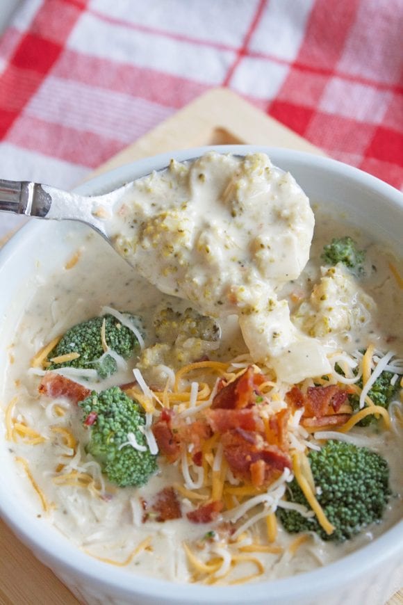 Blended soup into puree | CatchMyParty.com