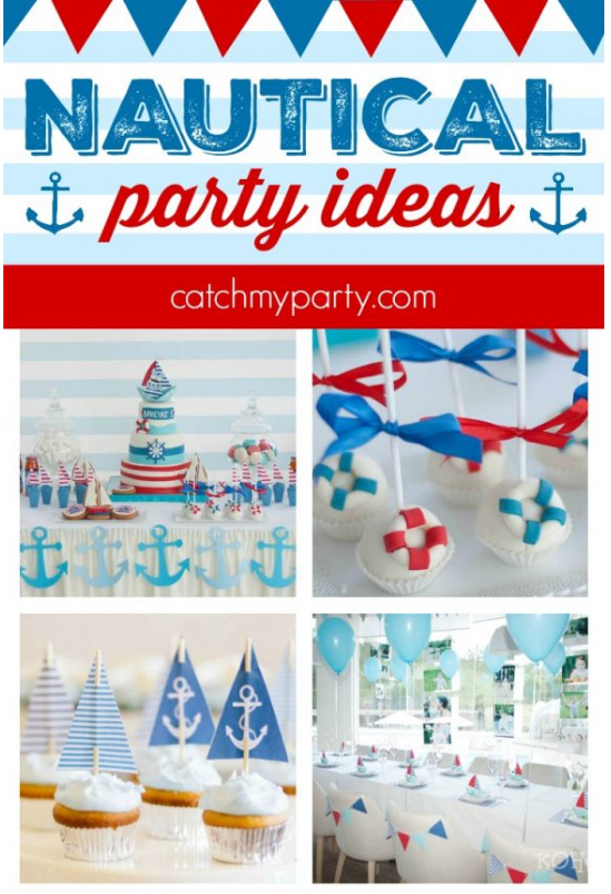 12 Must-See Nautical Party Ideas | CatchMyParty.com