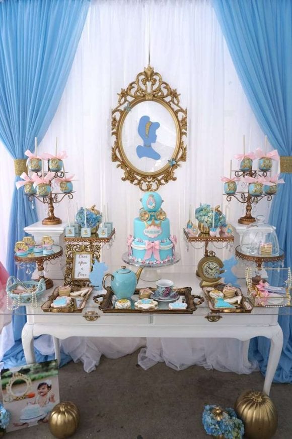 Cinderella Dessert table | CatchMyParty.com