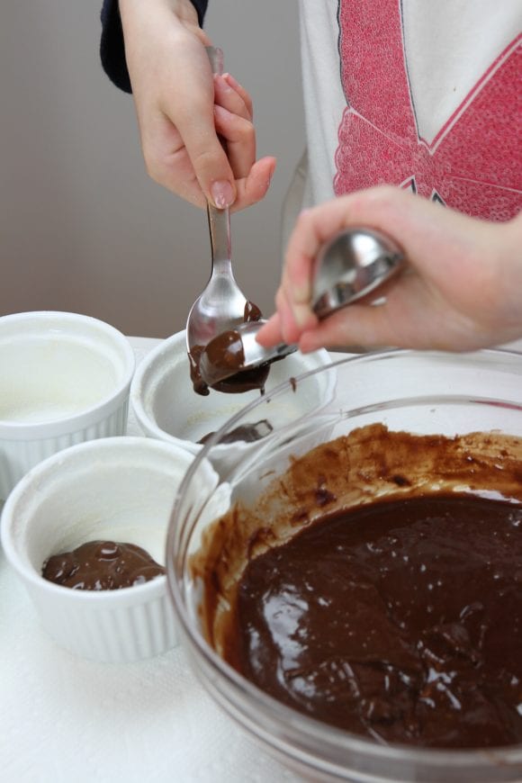 Making Chocolate Lava Cake | CatchMyParty.com