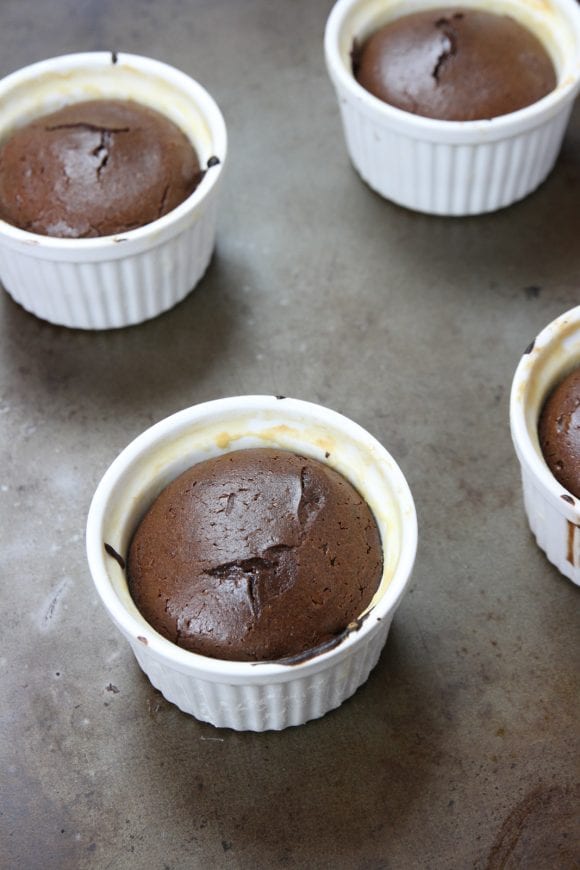 Quick and Easy Molten Chocolate Lava Cake | CatchMyParty.com