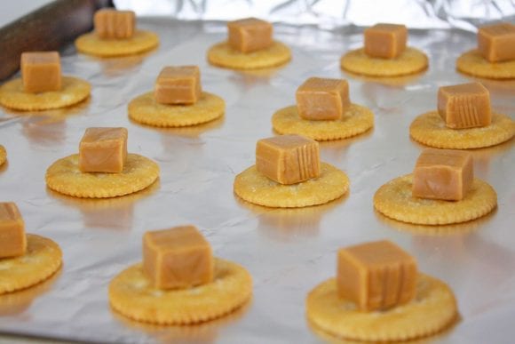 Bake Ritz with Caramel on top | CatchMyParty.com