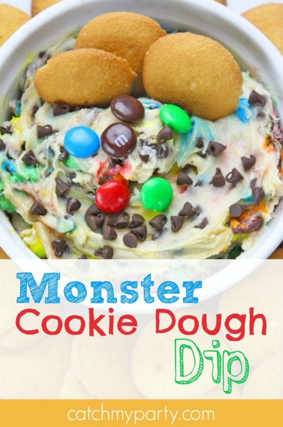 Monster Cookie Dough Dip | CatchMyParty.com