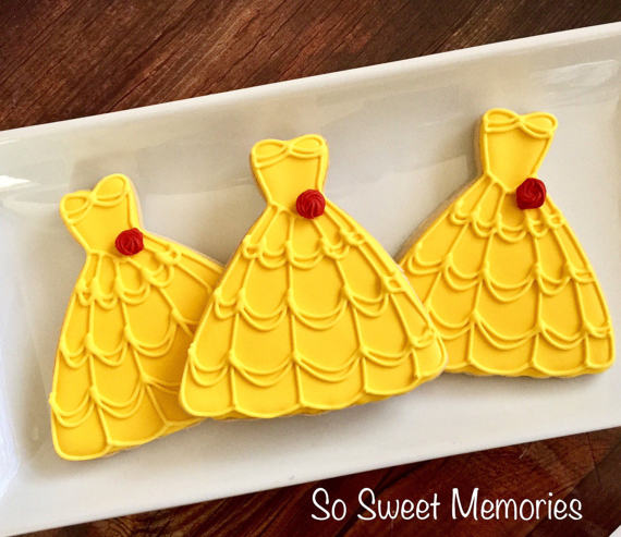 Beauty and the Beast Cookies | CatchMyParty.com