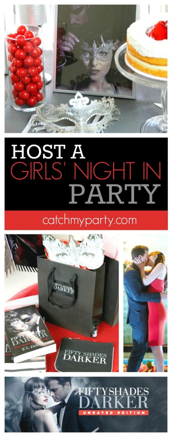 Fifty Shades Darker Girls Night In Party | CatchMyParty.com