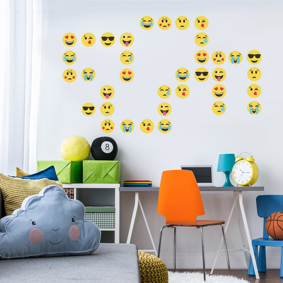 Emoji Backdrop Decals | CatchMyParty.com