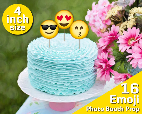 Emoji Cake Topper | CatchMyParty.com