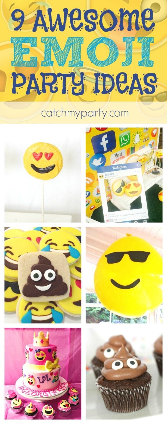 Awesome Emoji Party Ideas | CatchMyParty.com