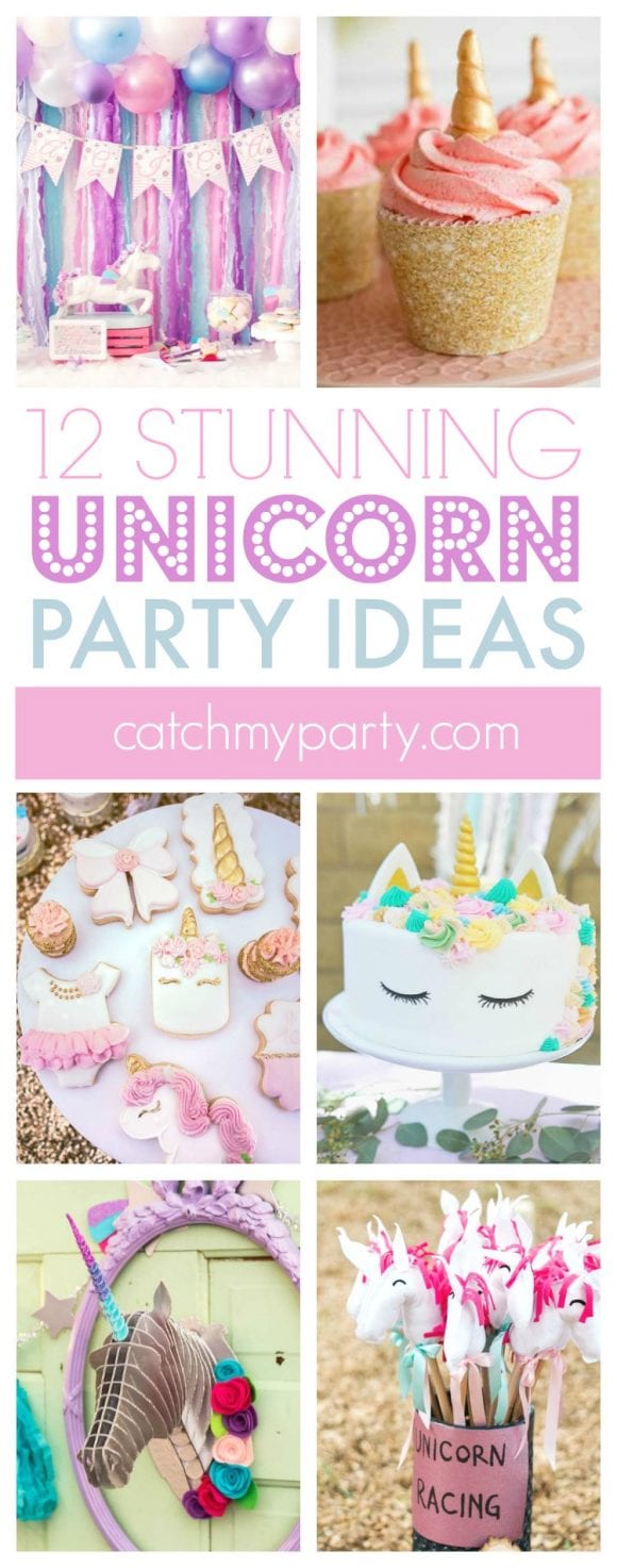 12 Stunning Unicorn Party Ideas | CatchMyParty.com