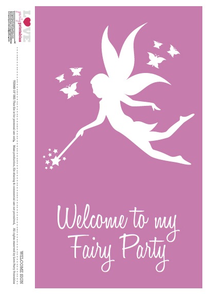 Free Fairy Party Printables | CatchMyParty.com