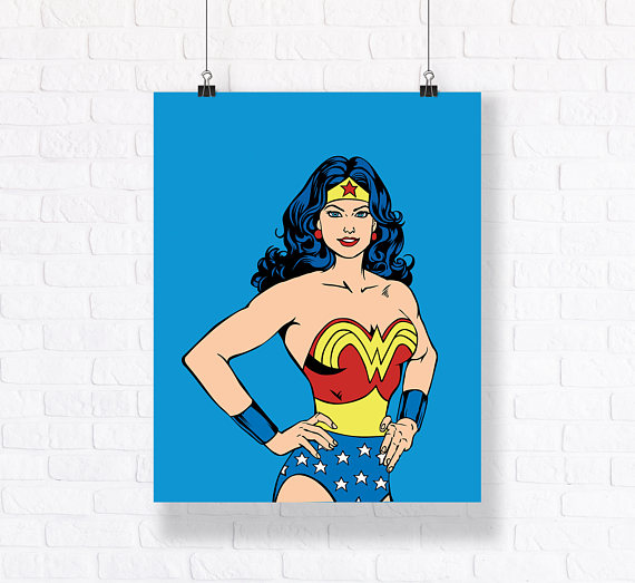Wonder Woman Backdrop | CatchMyParty.com