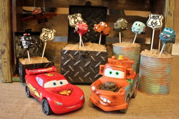 Cars Cake Pops | CatchMyParty.com