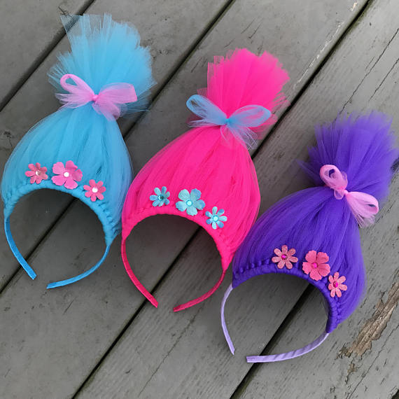 Trolls Hair Headband | CatchMyParty.com