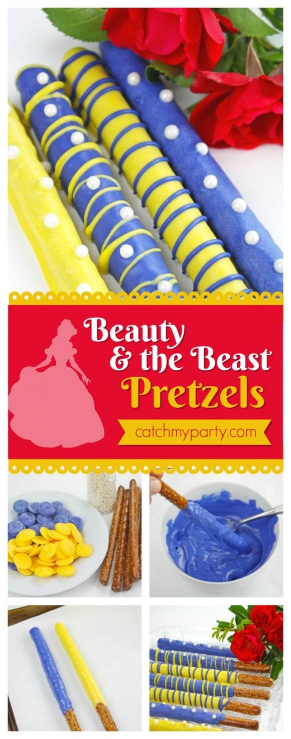 Beauty and the Beat Pretzels | CatchMyParty.com