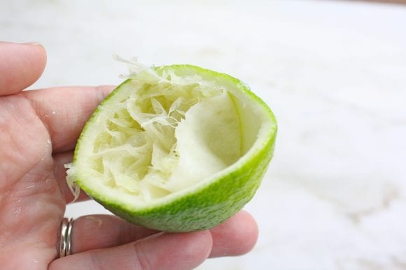 Cut the Lime in Half and Score the Inside | CatchMyParty.com