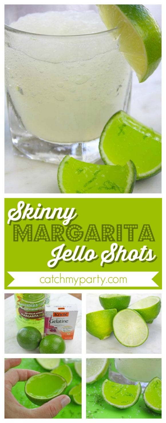 Skinny Margarita Lime Jello Shots Recipe | CatchMyParty.com