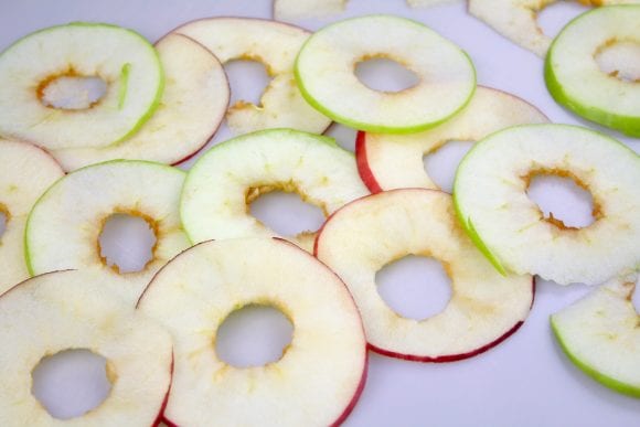 Slice the apple using mandoline slicer if available | CatchMyParty.com