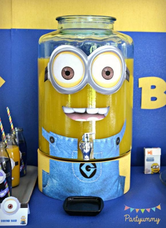 Minions Drink Bar | CatchMyParty.com