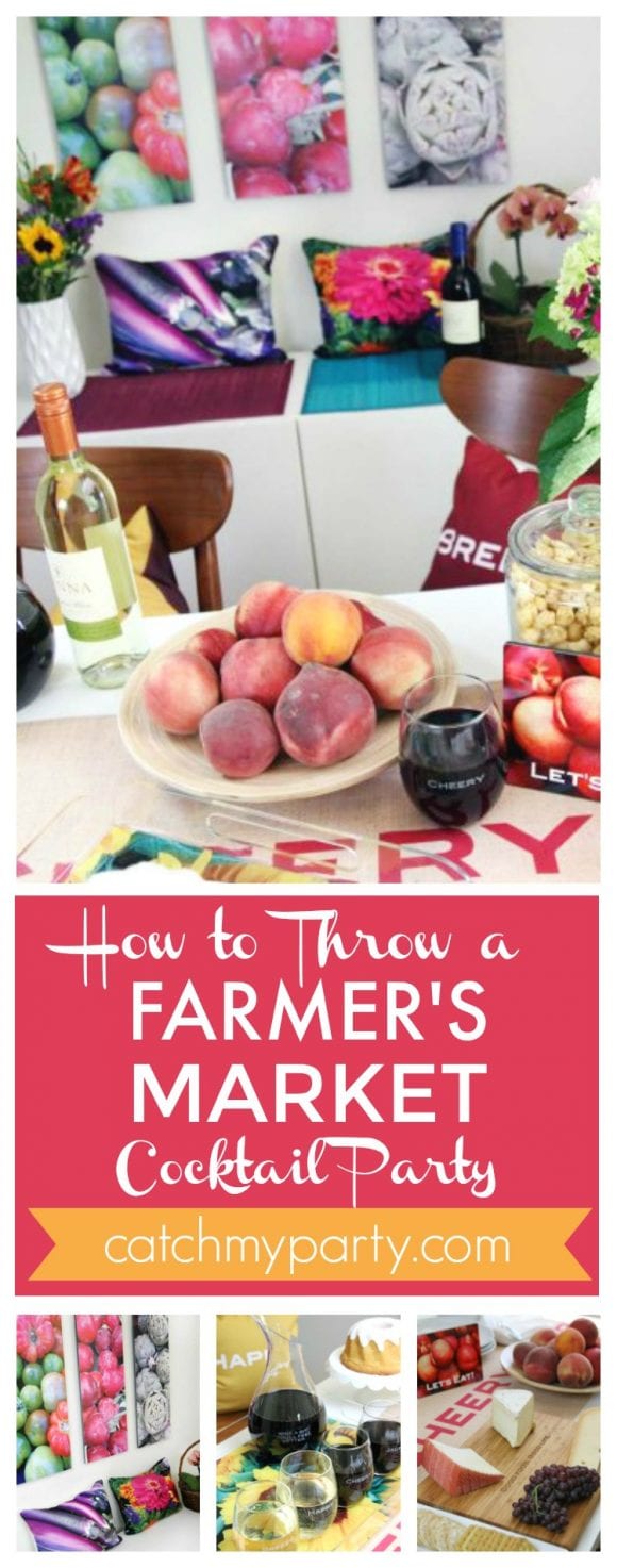 How To Throw A Farmer's Market Cocktail Party | CatchMyParty.com