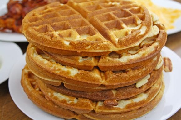 Make the waffle batter | CatchMyParty.com
