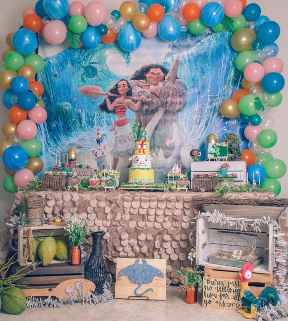 Emmie's Moana Birthday Celebration | CatchMyParty.com