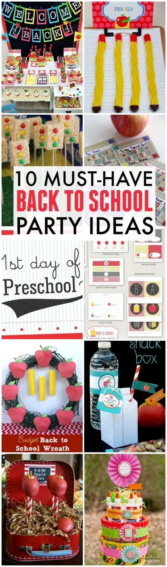 10 Must-Have Back To School Party Ideas | CatchMyParty.com