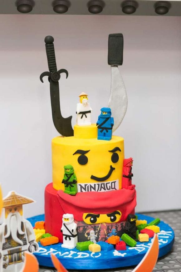 Lego Ninjago Birthday Cake | CatchMyParty.com