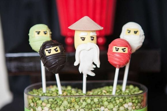 Lego Ninjago Cake Pops | CatchMyParty.com